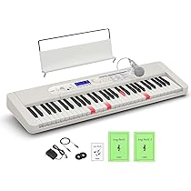 ホワイト 電子キーボード　カシオ　軽量 Amazon | CASIO LK-540 WE ホワイト カシオ | キーボード・電子ピアノ